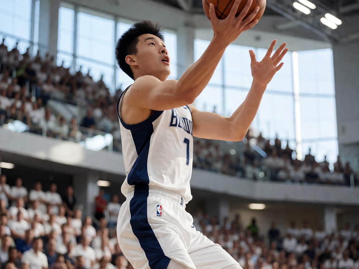 NBA季后赛激烈对抗场景，球员突破上篮瞬间